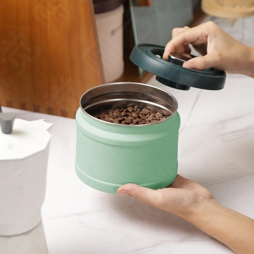 RealPero Coffee Canister, Vacuum Sealed Airtight Stainless Steel Kitchen Food... - Picture 6 of 7