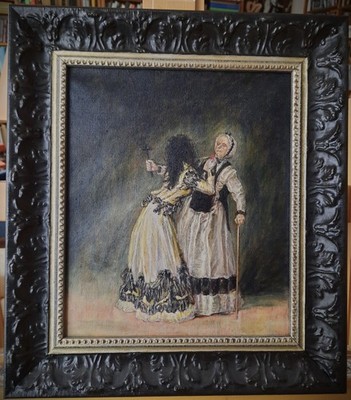 Die Herzogin von Alba und La Beata nach Francisco de Goya