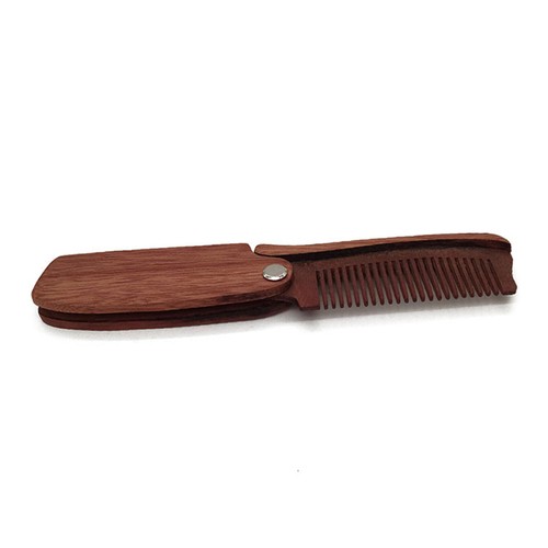 Wooden Comb Foldable Dual-use Hair Folding Convenient Brush Combs