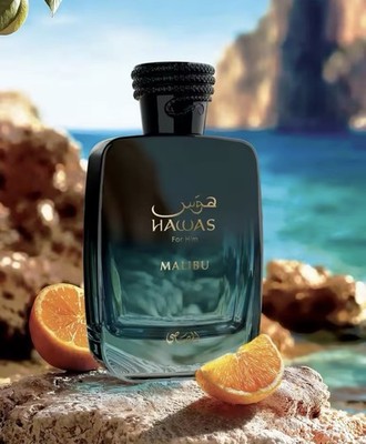 Rasasi Hawas Malibu For Him Eau de Parfum Spray 100 ml Citrus Scent Regular Size