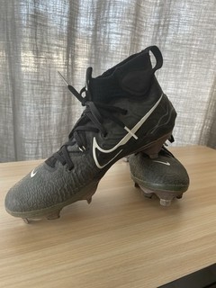 Nike Alpha Huarache NXT Black Metal Baseball Cleats Men’s Size 8 NEW