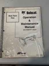 BOBCAT Bob-Tach Hoe Attachment Operation & Maintenance Manual 2002