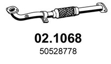 ASSO Abgasrohr Auspuffrohr für ALFA ROMEO GIULIETTA (940) Vorne 02.1068