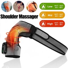 Electric Heated Vibration Knee Joint Brace Therapy Shoulder Massager Pain Relief
