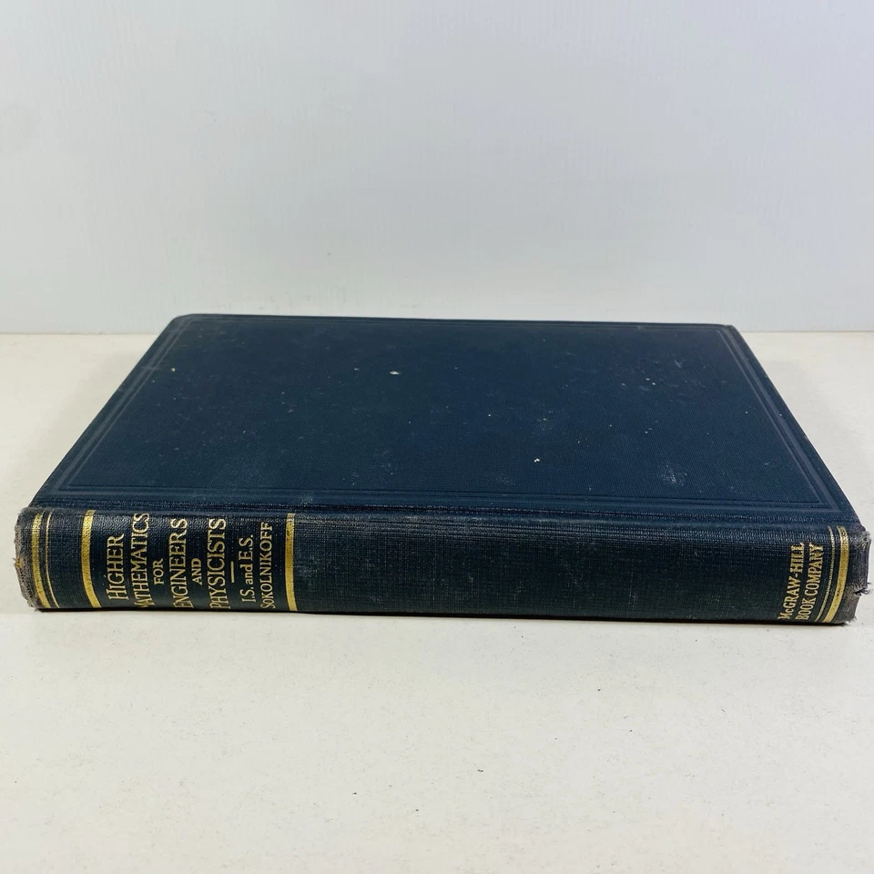 Higher Mathematics for Engineers & Physicists Ivan S Sokolnikoff Hardcover 1941 - Image 4 of 4