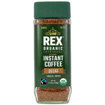 #ad #ad Rex Coffee Organic Fairtrade Natural Decaf Freeze Dried Instant Arabica 3.53 oz $109.99