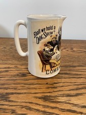AMBERGLADE POTTERY DOG SHOW SATIRICAL WHISKY WATER JUG