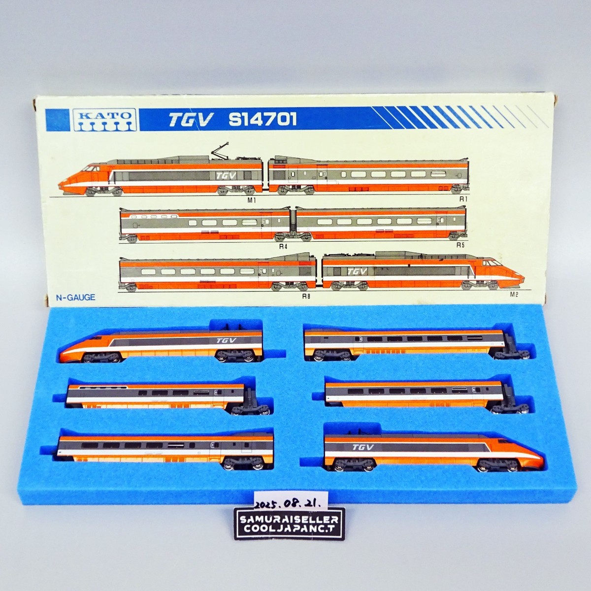 KATO French Railroad TGV S14701 N Scale Bullet Train Japan