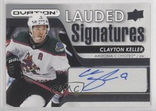 2021-22 Upper Deck Ovation Lauded Signatures Clayton Keller #LS-CK Auto 6eg