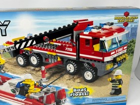 *NEW/Sealed* LEGO CITY 7213 Off-Road Fire Truck Fireboat - Rare Special Edition