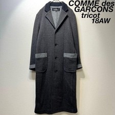 18AW COMME des GARCONS tricot Wool Chester Coat S