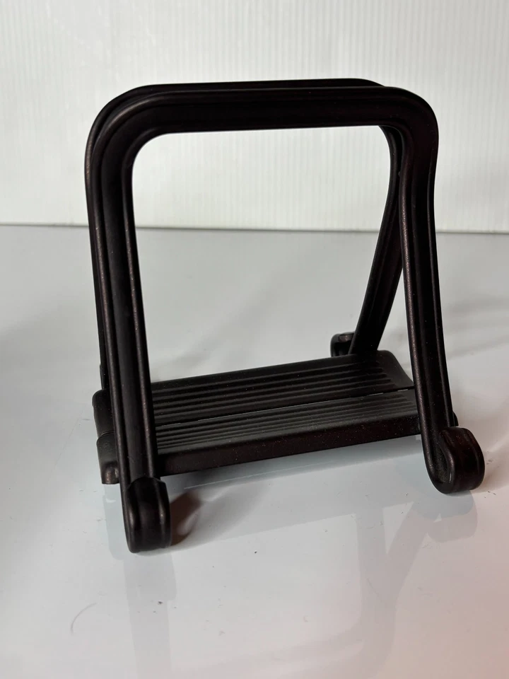 Держатель салфеток зажим для почтовой книги стальной на петлях металлический деревенский декоративный коричневый бронзовый - Изображение 4 из 4