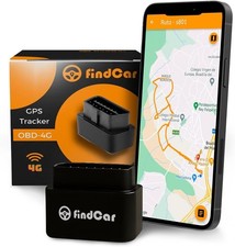 FindCar - GPS Tracker OBD 4G für Auto Motorrad und LKW mit integrierter SIM,... 