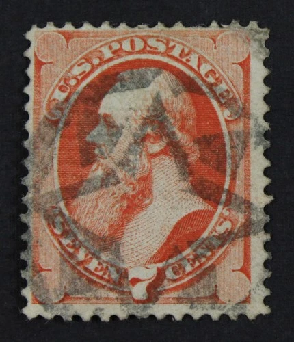 CKStamps: US Stamps Collection Scott#138 Used Fancy Cancel Corner Added