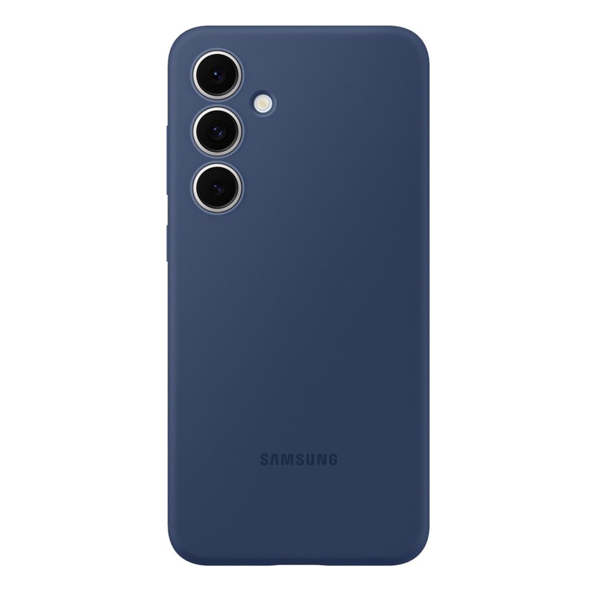 Coque silicone pour Galaxy S24 FE bleu finition Premium Lisse