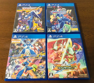 Rockman Megaman X Anniversary Collection 1+2 & 2 & 11 & ZZX Set Sony PS4 Japan