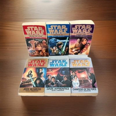 STAR WARS  LOT of 6~ 2 Complete Trilogies- Black Fleet Crisis & The Jedi Academy