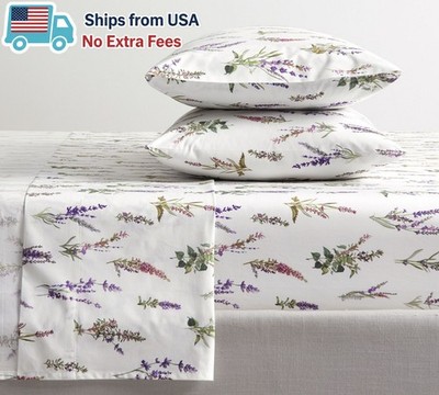 Pottery Barn Monique Lhuillier Provence Percale Sheet Set