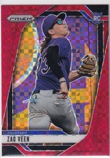 Zac Veen (RC)  2025 Prizm - Red Power Prizm #3/99 - #228 Rockies
