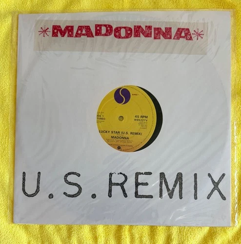 Madonna Lucky Star US Remix 12" UK W9522T 45RPM Sire VG+