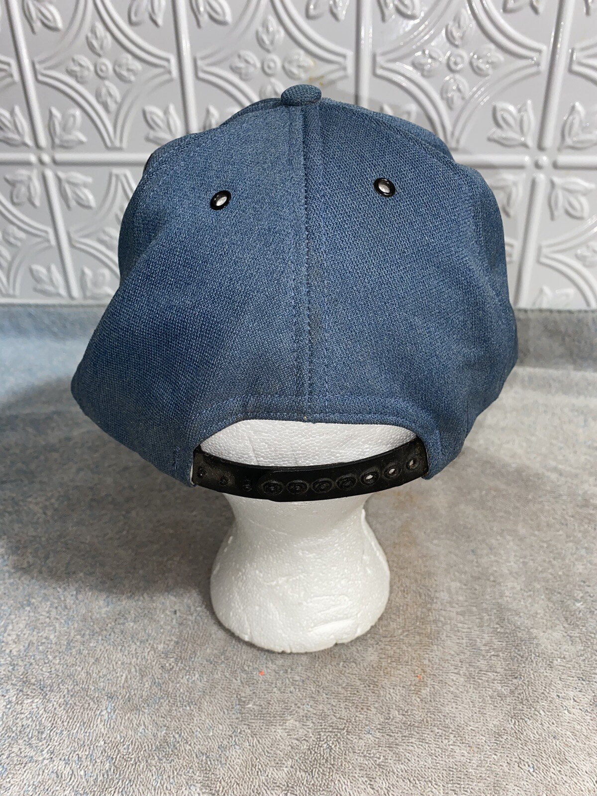 VINTAGE Sunbeam Bread Hat Patch SnapBack Blue Riv… - image 3