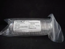 VWR Plastic 60 x 18mm Cell Culture Dish w/ Gripping Ring 10062-890 Sterile 10/PK