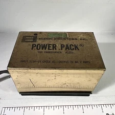 VINTAGE ELDON INDUSTRIES INC SLOT CAR POWER PACK TOY TRANSFORMER 3310-1   Works