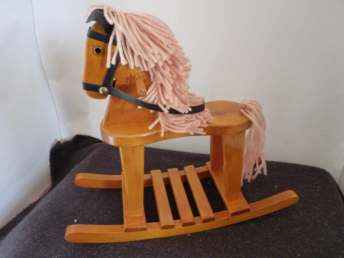 Ebay wooden rocking deals horse