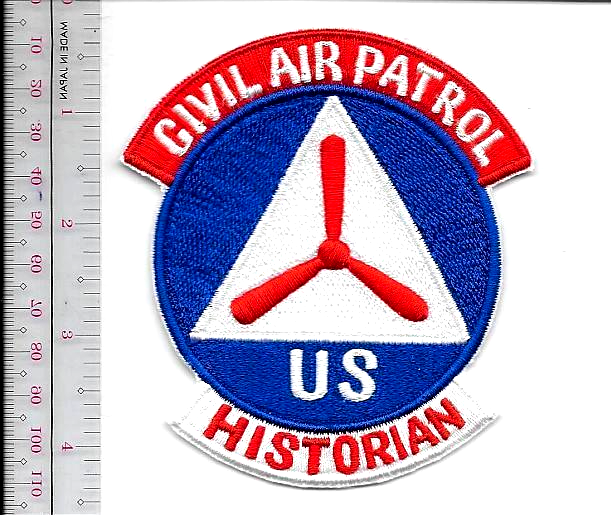 Civil Air Patrol CAP US Air Force Auxiliary National Historian vel NO ...
