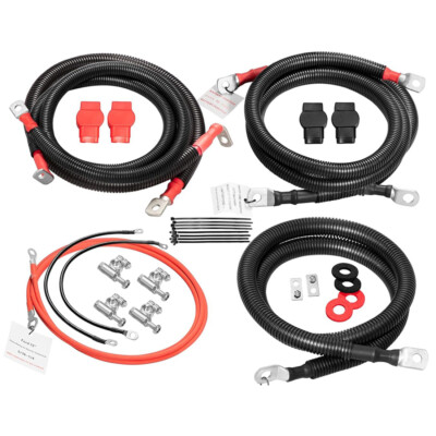 #ad for 1999 2003 Ford 7.3L Powerstroke Diesel Battery Cable Kit Positive Negative $319.01