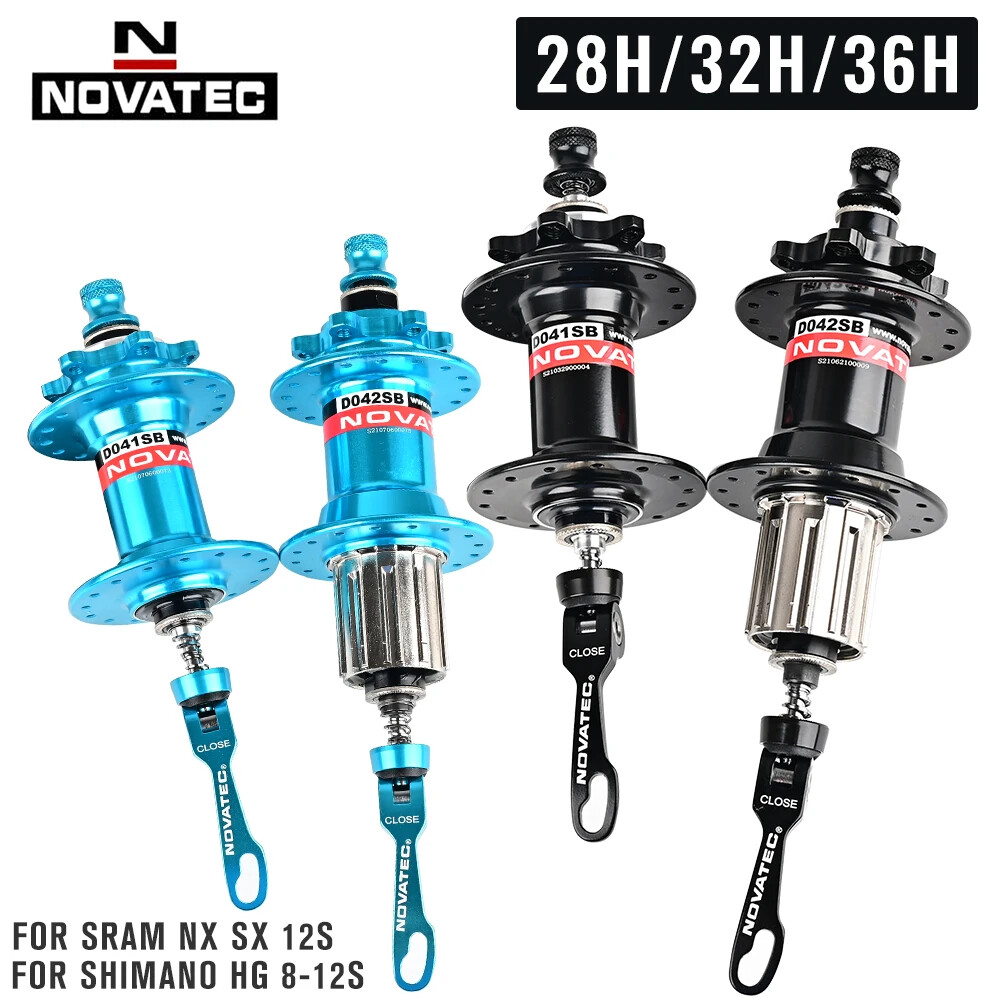 Novatec D041SB/D042SB MTB Quick Release Hubs BOOST 110x15/148x12mm