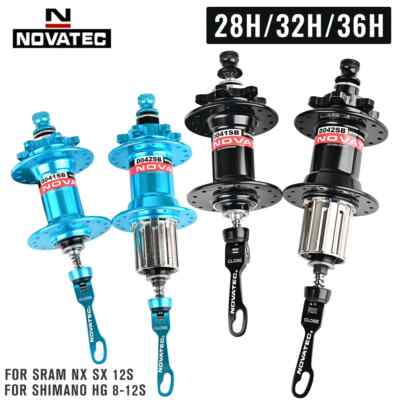 Novatec D041SB/D042SB MTB Quick Release Hubs BOOST 110x15/148x12mm