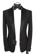 Giacca smoking Versace taglia 44 pura SETA risvolto rialzo silk nuova rara circa 4350 €