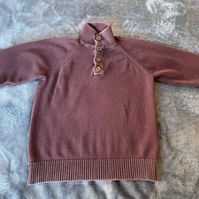 Weatherproof Vintage Men’s Long Sleeve Pullover Sweater Burgundy Medium