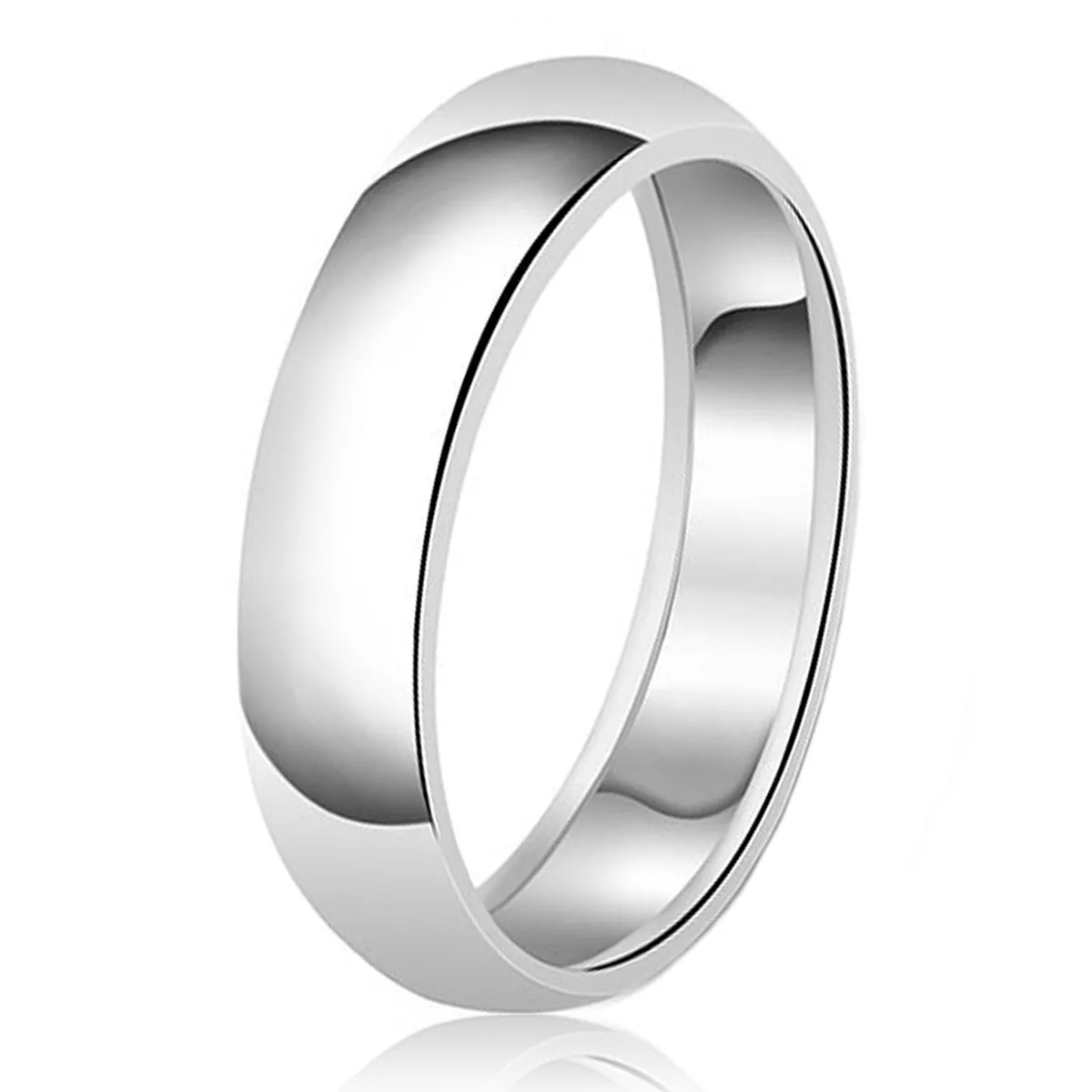 Sterling Silver 925 Couples Plain Comfort Fit Wedding Band Ring 7MM FREE  ENGRAVE