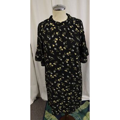 green emerald velvet dress Vintage R.E.O Originals Union Made Floral Dress – Ragstock main image 1