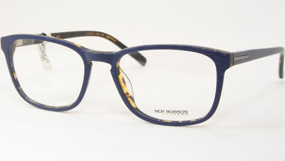 ROY ROBSON Von Vistan 60048-1 Gebürstet Dunkelblau / Demi Brille Rahmen 53 18