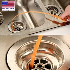 Drain Stick Barbed Hair Clog Remover Plastic Snake Plumbing Pipe Unclog Unblock