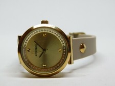 Armitron Now 75/5268GP Gold Tone Case Quartz Analog Women's Watch New Battery