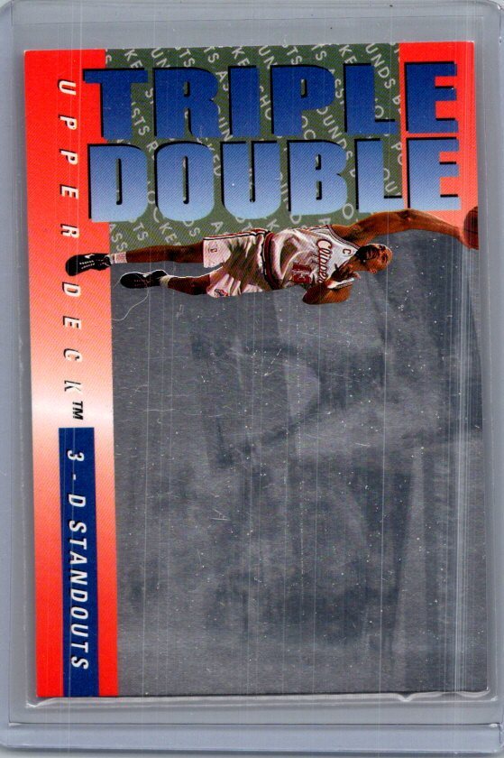 1993-94 Upper Deck #TD5 Mark Jackson Triple Double 3-D Standouts