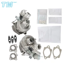 Left & Right TWO Billet K03 Turbos For Ford F150 F-150 EcoBoost 3.5L 2011-2012