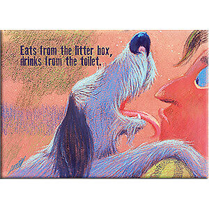 Jeff Leedy - Opera d'arte esclusiva con licenza, magnete da frigorifero, 2,5" x 3,5" - Foto 1 di 3
