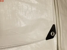 6 x 10 Feet White Heavy Duty Tarp Industrial Strength Premium Quality canopy GS 