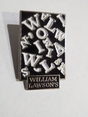 William Lawson Pin's Scotch Whisky Email Cold Rare Model Vintage Pin