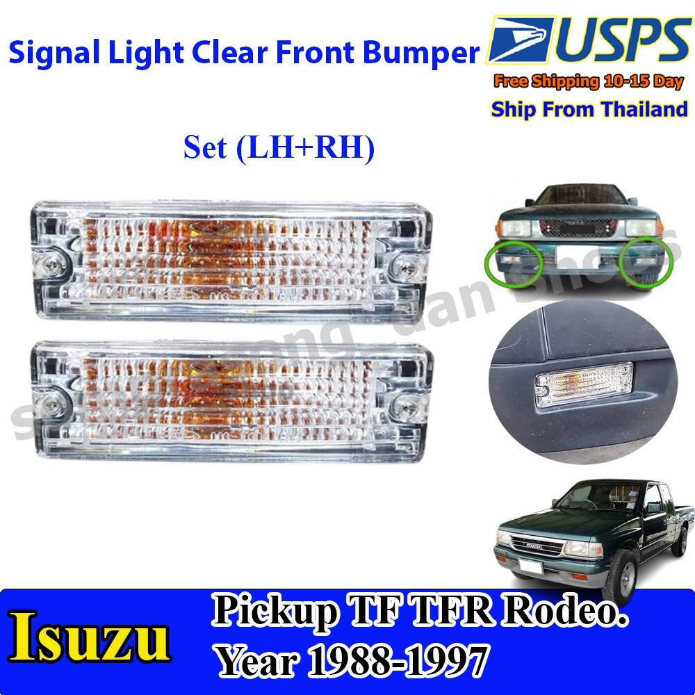 Isuzu TF TFR Rodeo Pickup 88-97 Clear Turn Signal Indicator Bumper