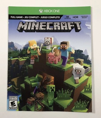 Minecraft Xbox One Full Game Digital Key Code No Cd Dvd Ships Fast Ebay