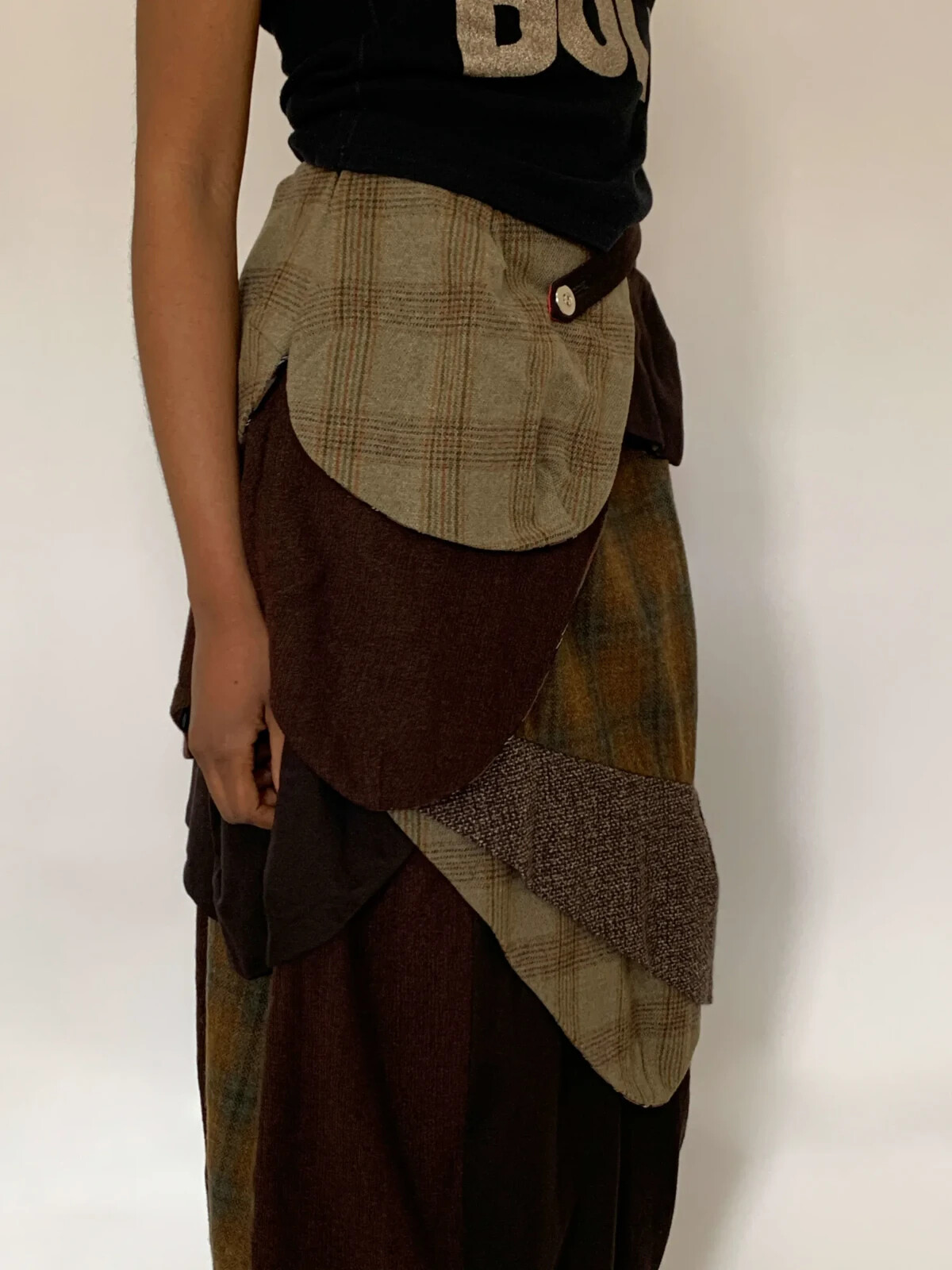 90s 20471120 Patchwork Long Skirt - image 2