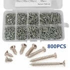 <!--F#f_0-->Self-tapping Screws Assortment Flat Head Kit M2*4mm-20mm Stainless Steel<!--F/-->