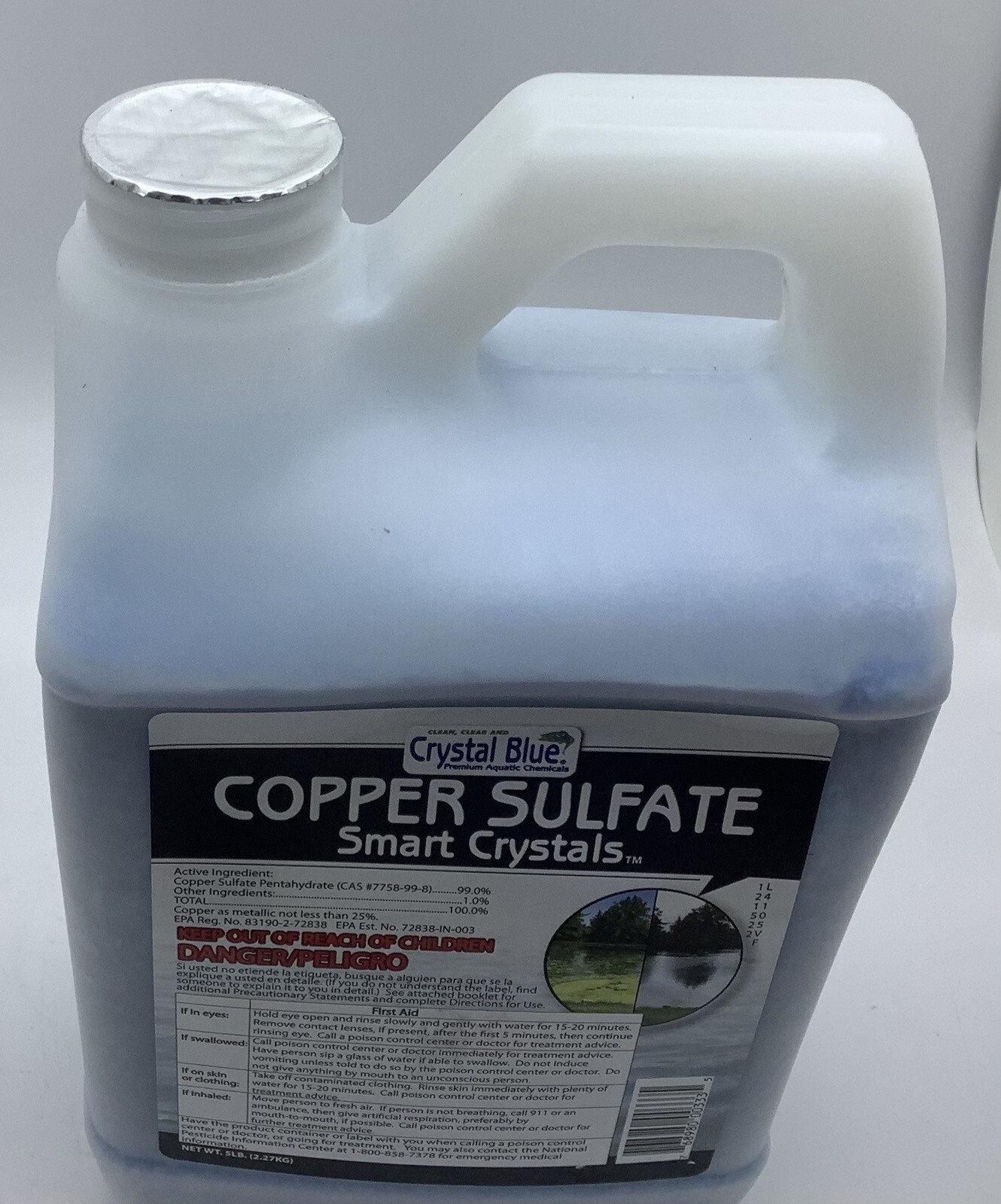 Crystal Blue Copper Sulfate Algaecide Granular Aquatic Grade Copper