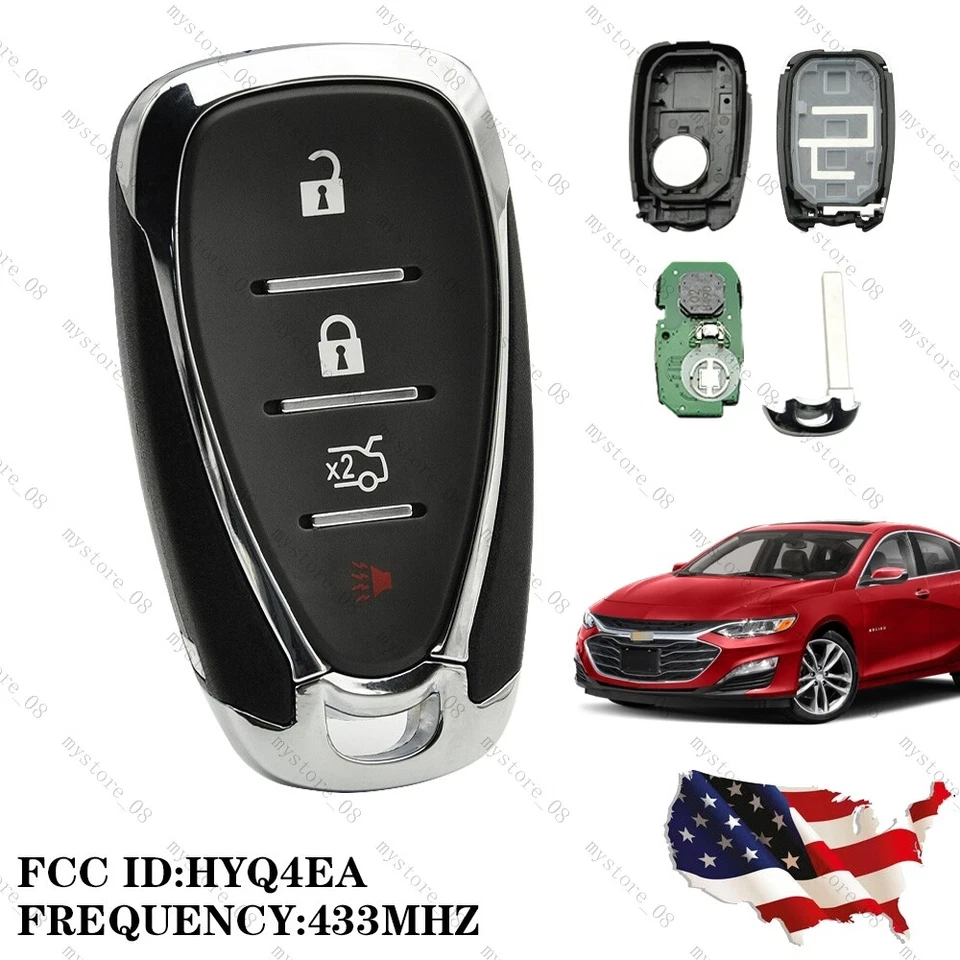 For Chevrolet Camaro Cruze Malibu 2016 2017 2018 2019 2020 2021 Remote Key FOB - Изображение 2 из 4